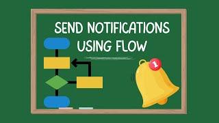 Send custom notification using a screen flow