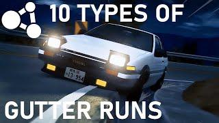 BeamNG.drive | 10 Types of Gutter Runs