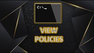 How to View Group Policies in Command Prompt