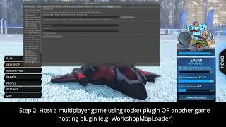 How to play Rocket League Custom Maps Online WITHOUT HAMACHI In Under a Minute!