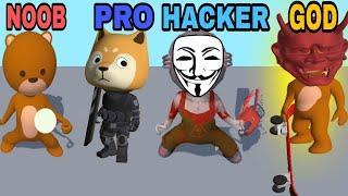 NOOB VS PRO VS HACKER VS GOD  in No One Escape