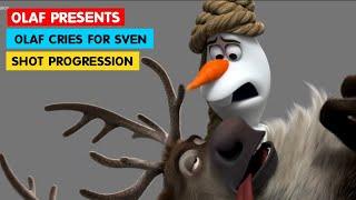 Olaf Presents | Olaf cries for Sven Shot Progression | Hyrum Osmond |@3DAnimationInternships