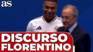 FLORENTINO PÉREZ, DISCURSO BIENVENIDA a KYLIAN MBAPPÉ | Presentación Real Madrid