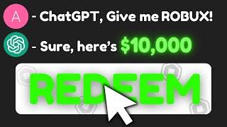 How to make Robux with ChatGPT Easily!