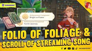 Folio of Foliage & Scroll of Streaming Song Book Series Location