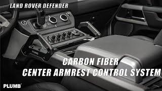 How to install  Land Rover Defender L663 130 110 90 Carbon fiber center armrest control system