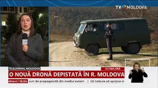 Încă o dronă a fost descoperită, în această seară, pe teritoriul Republicii Moldova