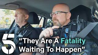 Three Men Steal A Car And Take It For A Joyride | Traffic Cops | Channel 5