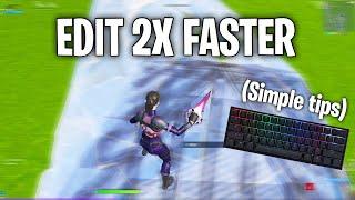 How To EDIT Faster On Keyboard And Mouse With 5 SIMPLE Tricks! (FASTER Than a MACRO!) + Console