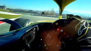 Daniel Ricciardo's First Lap in a Renault - Visor Cam | F1 Testing 2019