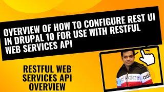 RESTful Web Services API overview in Drupal 10 | How to config REST UI