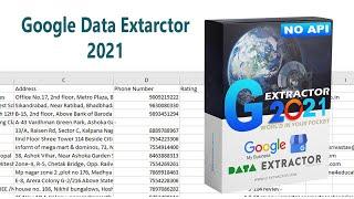 G EXTRACTOR 2021| Capture Business Data from Google Maps