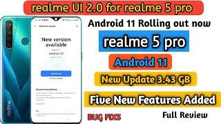 Realme 5 pro Realme UI 2.0 Android 11 | 35+ New Features| Realme 5pro UI 2.0 Update Full Review???