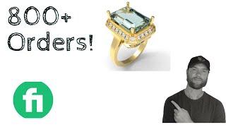 3D Jewelry Designer- Over 800 Fiverr Orders!