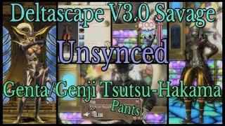 FFXIV: Deltascape V3.0 Savage Unsynced (Genta/Genji Tsutsu-Hakama Pants)