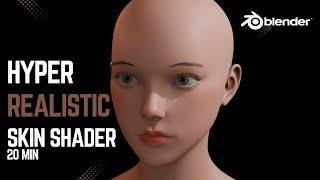 hyper realistic skin shader in blender