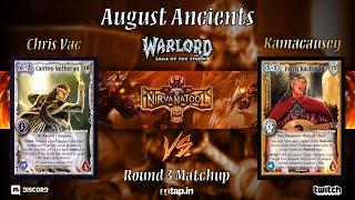 Warlord: Saga of the Storm | August Ancients 2024: Round 3 Matchup