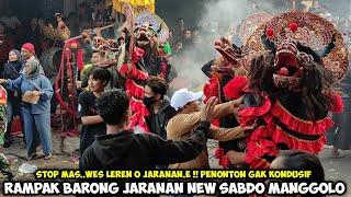 BARONGAN NgamukStop Penonton Tdk Kondusif Jaranan NEW SABDO MANGGOLO Live PuhRubuh Semen Kediri