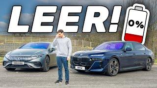 Wirklich 500 km Reichweite? BMW i7 xDrive 60 vs. Mercedes-AMG EQS 53