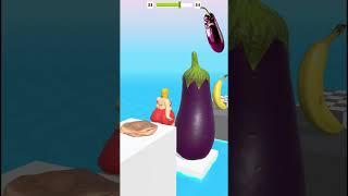 Fat girl vs All Fruits#shorts #gaming #youtubeshorts