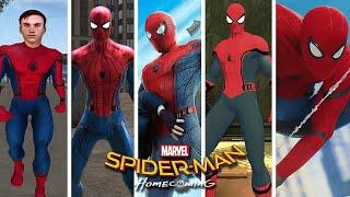 Spider-Man: Homecoming MCU Stark Suit Mod Evolution in Spider-Man Games