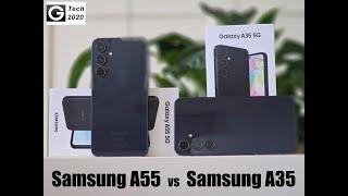 Samsung Galaxy A35 vs Samsung Galaxy A55: qual'è il migliore per voi?