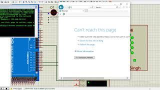 ESP8266 arduino library simulation proteus