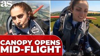 CANOPY opens MID-FLIGHT: PILOT takes 28 HOURS to RECOVER VISION after RISKY landing