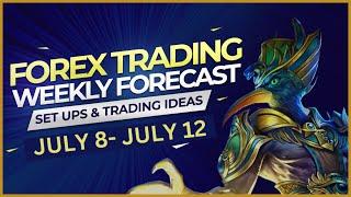  Weekly Forex Forecast | EURUSD, GBPUSD, USDJPY, AUDUSD, XAUUSD OIL (08/07/2024) Supply And Demand