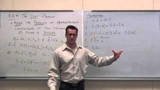 Calculus 3 Lecture 11.3:  Using the Dot Product