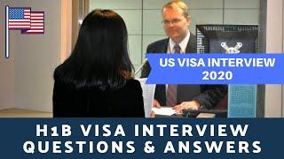 H1B Visa Interview Questions & Answer | H1B Visa interview in India
