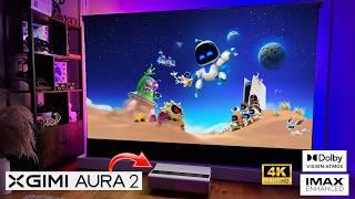 XGIMI Aura 2 | BEST 4K Ultra Short Throw Projector to Replace your TV!