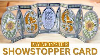 It's a BIG one! My Monster Oval Showstopper Card