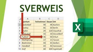 SVERWEIS in Excel - verständlich erklärt