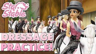 Star Stable Dressage Routine Practice! - ft. Flower Girls Club 