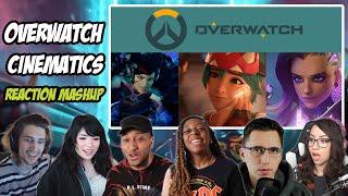 Streamers and Youtubers React to Overwatch Cinematics (Part 2)