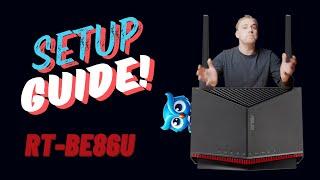 ASUS RT-BE86U Router Unboxing And Setup For Maximum Gaming Performance