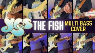 HAPPY BIRTHDAY CHRIS SQUIRE - Yes - The Fish (multi-bass cover)