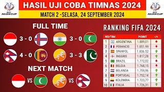 Hasil Uji Coba 2024: India vs Maladewa - Ranking FIFA Terbaru 2024