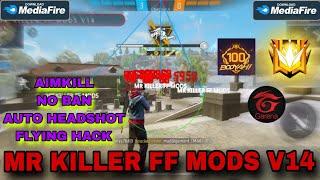 MR KILLER FF MODS V14 | OB47 FF HACK | FREE FIRE MOD MENU | THE KING CHEATS MOD MENU | FF HACK