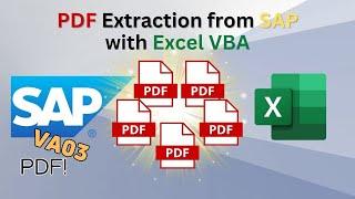 Automate Bulk PDF Extraction with Excel VBA and SAP GUI Scripting