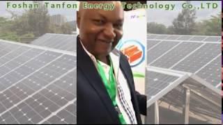 TANFON 30kw solar energy system in Tanzania