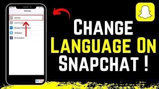 How To Change Language On Snapchat !