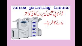 high quality printing xerox 5755 /laser light/developer level nvm values