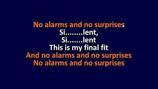 Radiohead - No Surprises - Karaoke Instrumental Lyrics - ObsKure