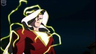 Billy Batson turns into Shazam | Justice League: War