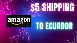 Kris and Mike - Amazon $5 Flat rate shipping to Ecuador - A game changer...