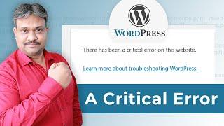 There has been a critical error on your website troubleshooting problem fix 2024