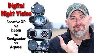 Ultimate Night Vision Comparison! Creative XP vs Dsoon vs Bestguarder vs Acpotel: Field Testing