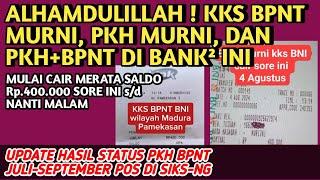 SALDO 400 RB MULAI CAIR MERATA MALAM INI DI KKS BNI, BSI, BRI & MANDIRI SEGERA CAIR️